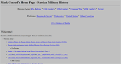 Desktop Screenshot of marksrussianmilitaryhistory.info