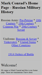 Mobile Screenshot of marksrussianmilitaryhistory.info