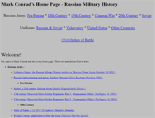 Tablet Screenshot of marksrussianmilitaryhistory.info